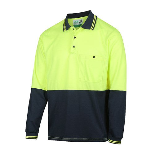 Workit Long Sleeve Poly Cotton Polo Shirt (5004)
