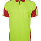 JBs Wear Hi Vis S/S Arm Panel Polo Adults (6AP4S)