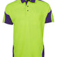 JBs Wear Hi Vis S/S Arm Panel Polo Adults (6AP4S)
