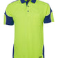 JBs Wear Hi Vis S/S Arm Panel Polo Adults (6AP4S)