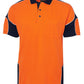 JBs Wear Hi Vis S/S Arm Panel Polo Adults (6AP4S)