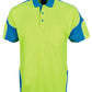 JBs Wear Hi Vis S/S Arm Panel Polo Adults (6AP4S)