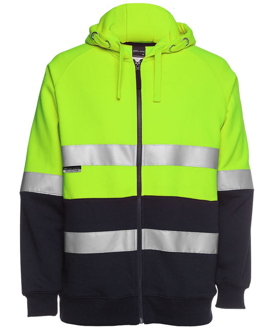 JB's Hi Vis (D+N) Full Zip Fleecy Hoodie (6DNH)