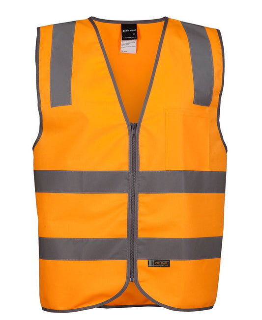 JBs Wear Vic Rail (D+N) Safety Vest (6DVSV)