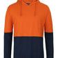 JB's Hi Vis L/S Cotton Tee With Hood (6HCTL)