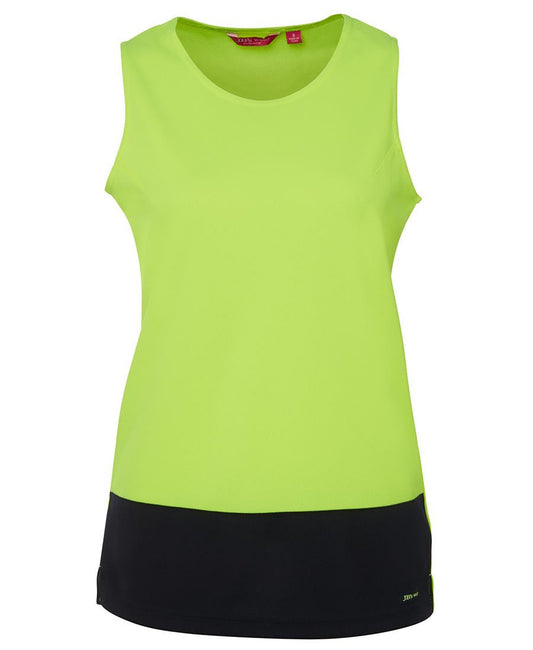 JBs Wear Ladies Hi Vis Traditional Singlet (6HTS1)