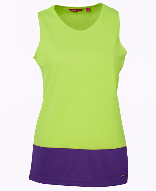 JBs Wear Ladies Hi Vis Traditional Singlet (6HTS1)