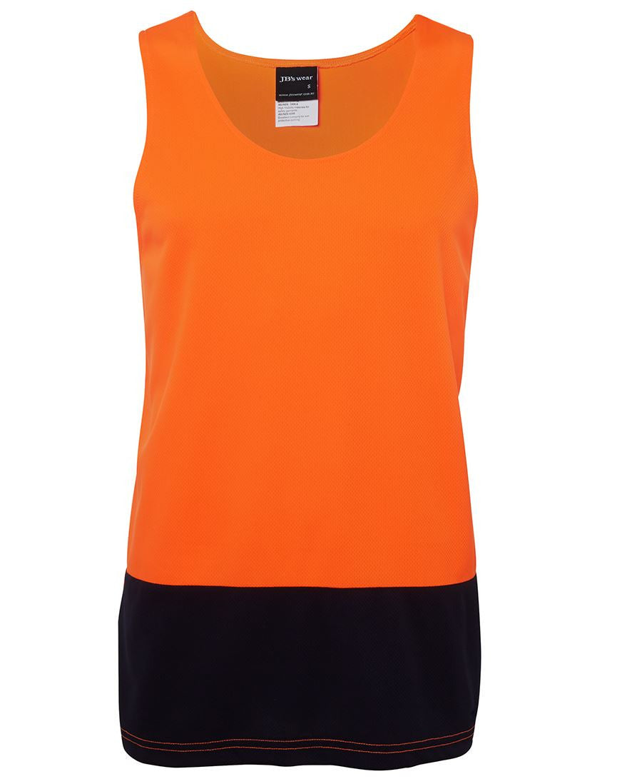 Jb's Hi Vis Traditional Singlet - Adults (6HTS)