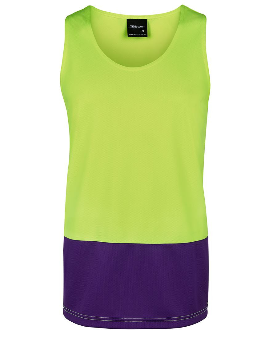 Jb's Hi Vis Traditional Singlet - Adults (6HTS)