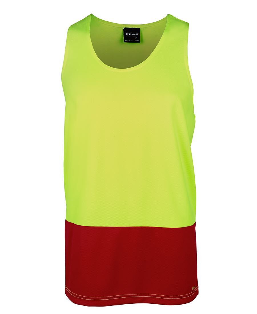 Jb's Hi Vis Traditional Singlet - Adults (6HTS)