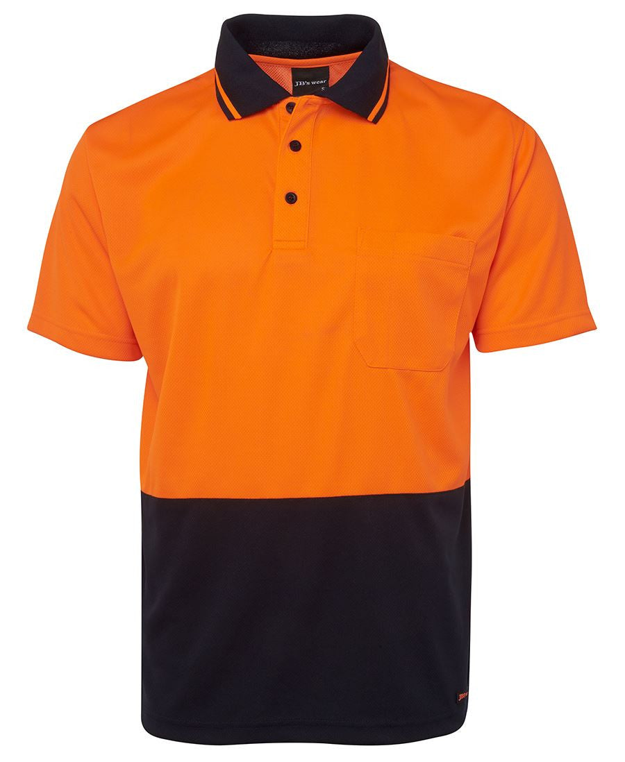 JB's Kids Hi Vis  Non Cuff Traditional Polo (6HVNC)