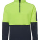 JB's Hi Vis 1/2 Zip Polar Fleece - Adults (6HVPF)