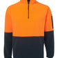 JB's Hi Vis 1/2 Zip Polar Fleece - Adults (6HVPF)