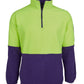JB's Hi Vis 1/2 Zip Polar Fleece - Adults (6HVPF)