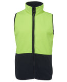 Jb's Hi Vis Polar Vest - Adults (6HVPV)