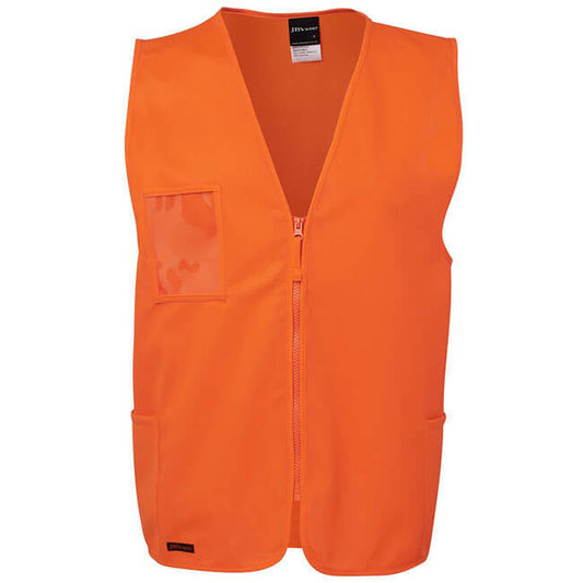 JB'S HI VIS Zip Safety Vest (6HVSZ)