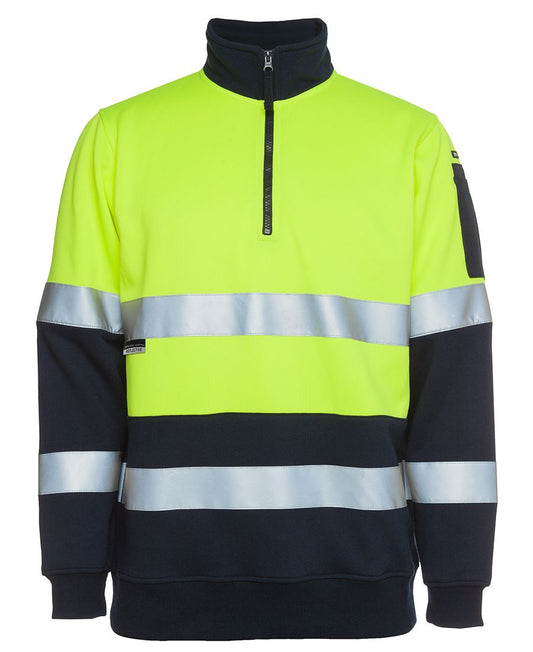 JB's Hi Vis 1/2 Zip D+N Fleecy Sweat - Adults (6HZFS)