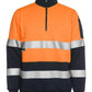 JB's Hi Vis 1/2 Zip D+N Fleecy Sweat - Adults (6HZFS)