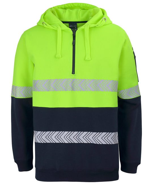 JB's Hi Vis 1/2 Zip Segmented Tape Hoodie (6HZSH)