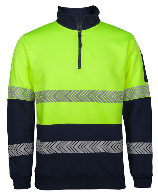 JB'S Hi Vis ‚½ Zip Segmented Tape Fleece (6HZS)