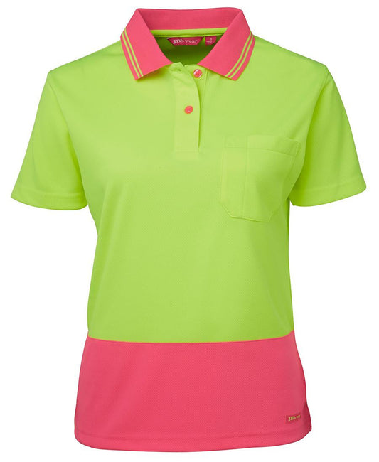 JB's Ladies Hi Vis Short Sleeve Comfort Polo (6LHCP)