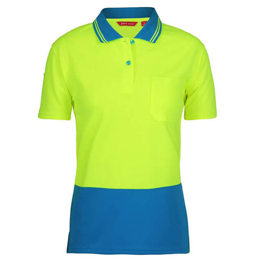 JB's Ladies Hi Vis Short Sleeve Comfort Polo (6LHCP)