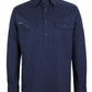 JB'S Hi Vis Close Front L/S 150G Work Shirt (6WLCF)