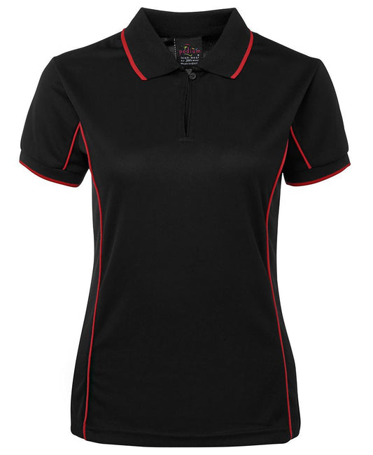 JB's Podium Ladies Piping Polo (7LPI)