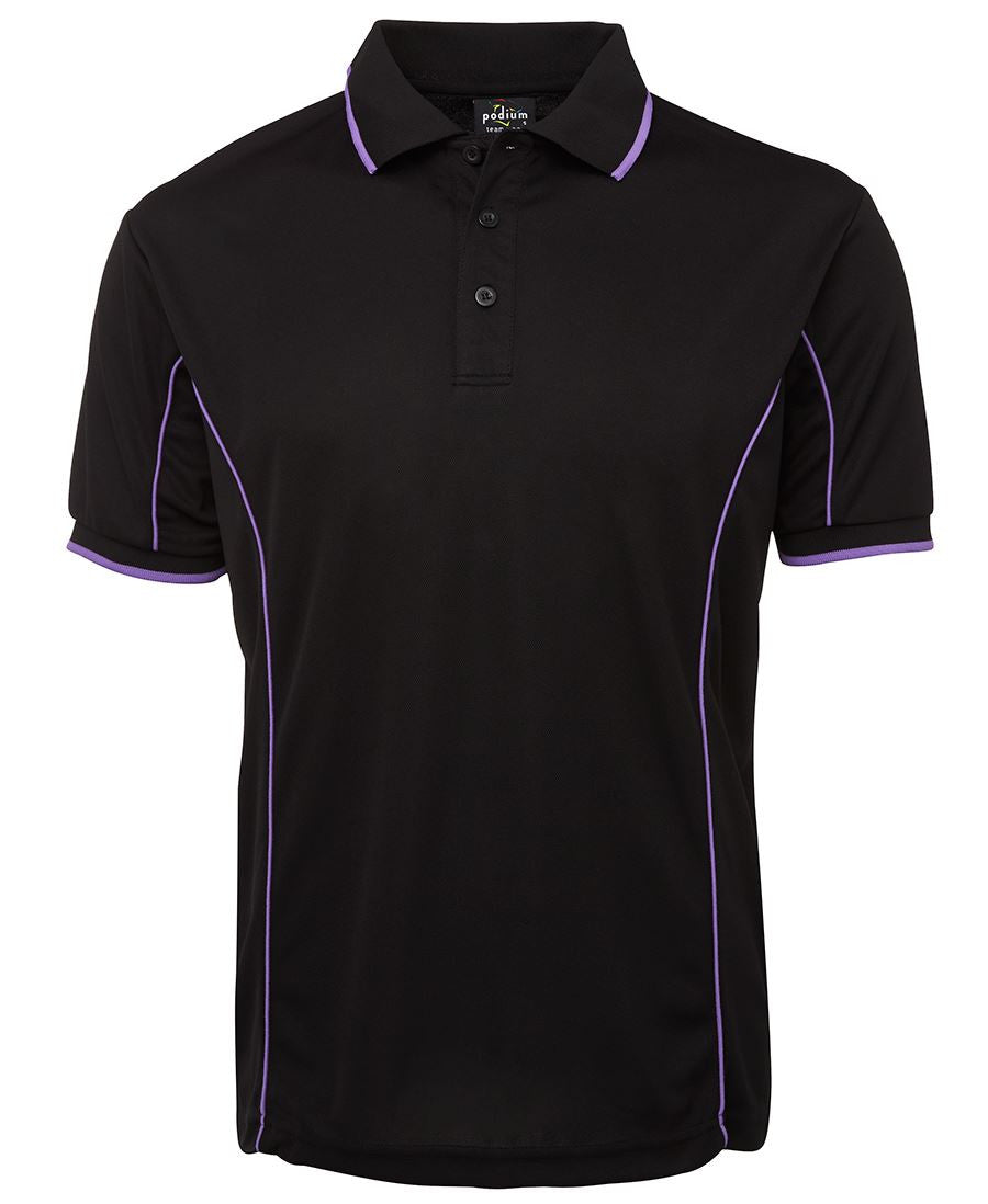 JBs Wear Adults Short Sleeve Piping Polo (7PIP)