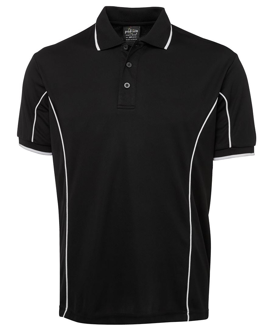 JBs Wear Adults Short Sleeve Piping Polo (7PIP)