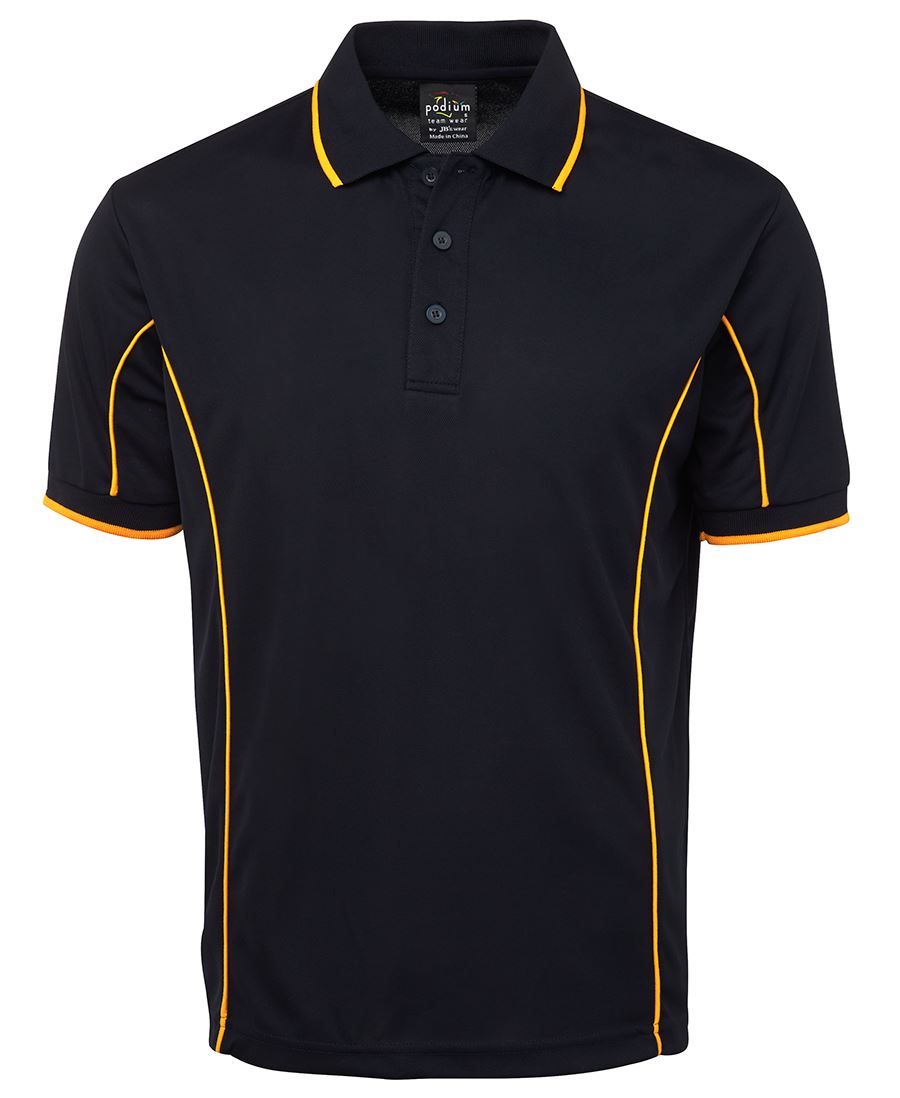 JBs Wear Adults Short Sleeve Piping Polo (7PIP)