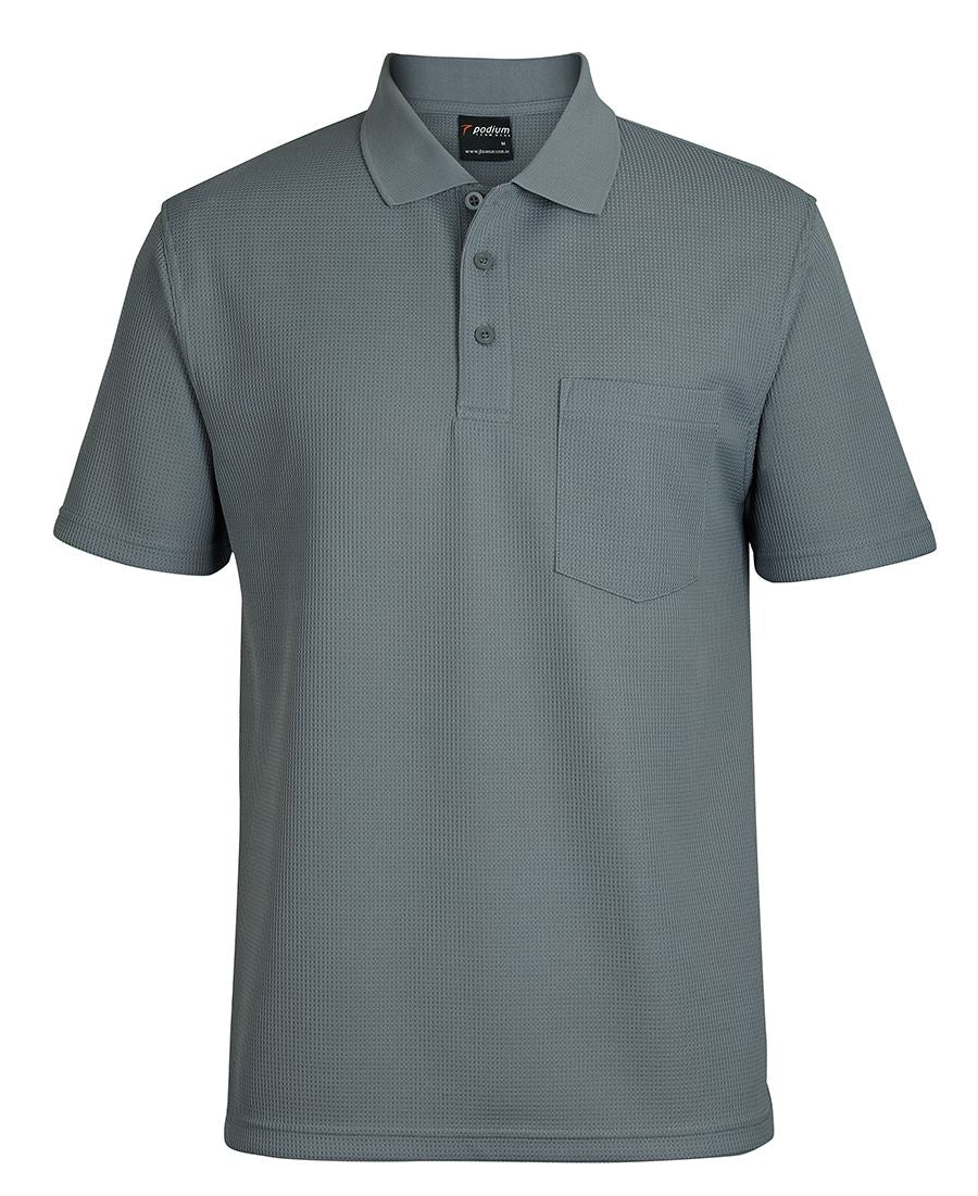 JB'S Adults Podium Waffle Pocket Polo (7WPP)
