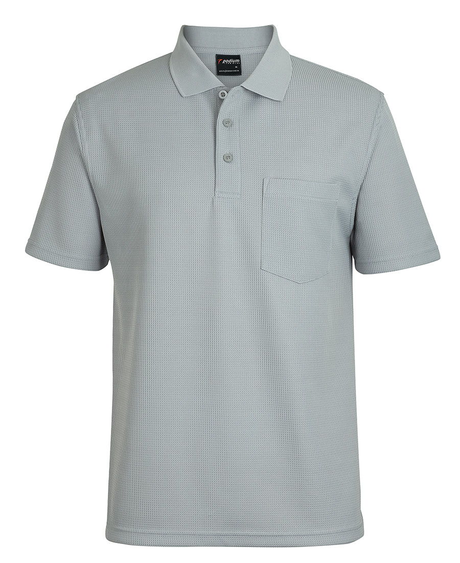 JB'S Adults Podium Waffle Pocket Polo (7WPP)