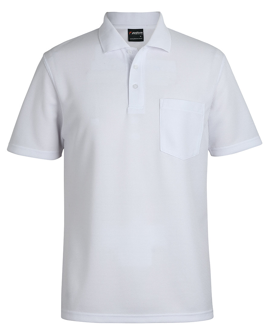 JB'S Adults Podium Waffle Pocket Polo (7WPP)