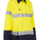 Bisley Women's Taped Hi Vis Maternity Drill Shirt (BLM6456T)