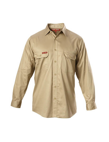 Hard Yakka Cotton Drill Shirt Long Sleeve-(Y07500)
