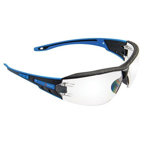 Pro Choice Proteus 1 Safety Glasses Clear Lens Integrated Brow Dust Guard Each of 12 (9500)