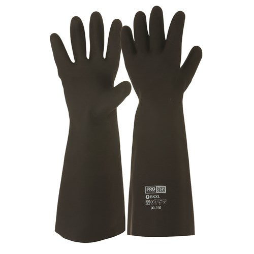 Pro Choice Black-Knight Latex Gauntlet - Length 45Cm (BK)