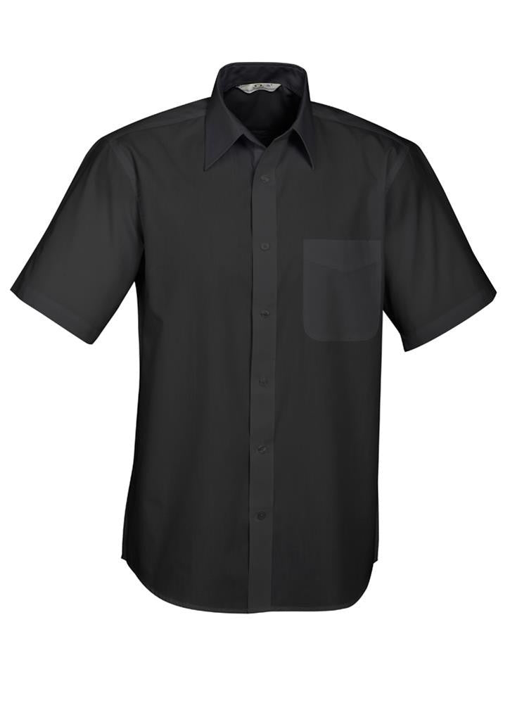 Biz Collection Mens Base Short Sleeve Shirt (S10512)
