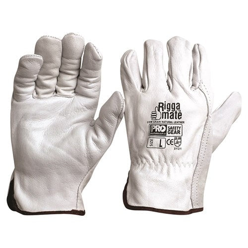 Pro Choice Riggamate Natural Cowgrain Gloves (CGL41N)