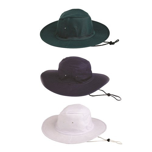 Pro Choice Poly / Cotton Sun Hat (Blue / Green / White) Each of 1 (CSH)