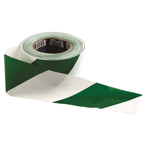 Pro Choice Green/White Hazard Tape Each of 5 (GW10075)