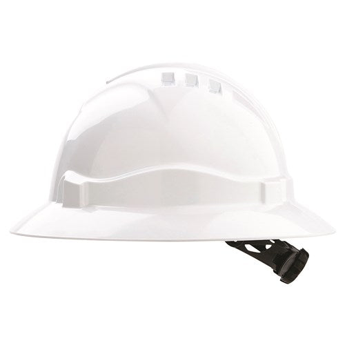 Pro Choice Hard Hat (V6) - Unvented, Full Brim, 6 Point Ratchet Harness Each of 1 (HH6FB)