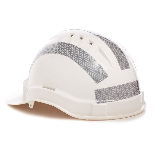 Pro Choice Hard Hat Reflective Tape - Straight (10 Per Sheet) Sheet of 1 (HHRTS)