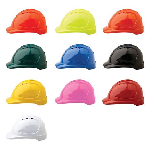 Pro Choice Hard Hat (V9) - Vented, 6 Point Push-Lock Harness Each of 1 (HHV9)