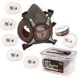 Pro Choice Dust And Vapour Kit H/Mask & 5 Pair Pre Filter Replacements Handy Pack Each of 1 (HMA1P2-HP)