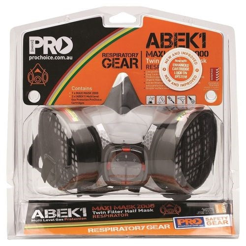 Pro Choice Chemical Kit Half Mask + Abek1 Cart Blister Pack Each of 1 (HMABEK1)