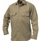 King Gee Long Sleeve Open Front Drill Shirt (K04010)