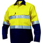 King Gee Reflective Closed Front Spliced Drill Shirt L/S (K54325)