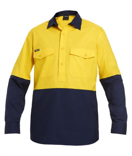 King Gee Workcool 2 Spliced Closed Front Shirt L/S (K54876)